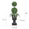 4ft. Topiary Boxwood Artificial Tree in Decorative Urn